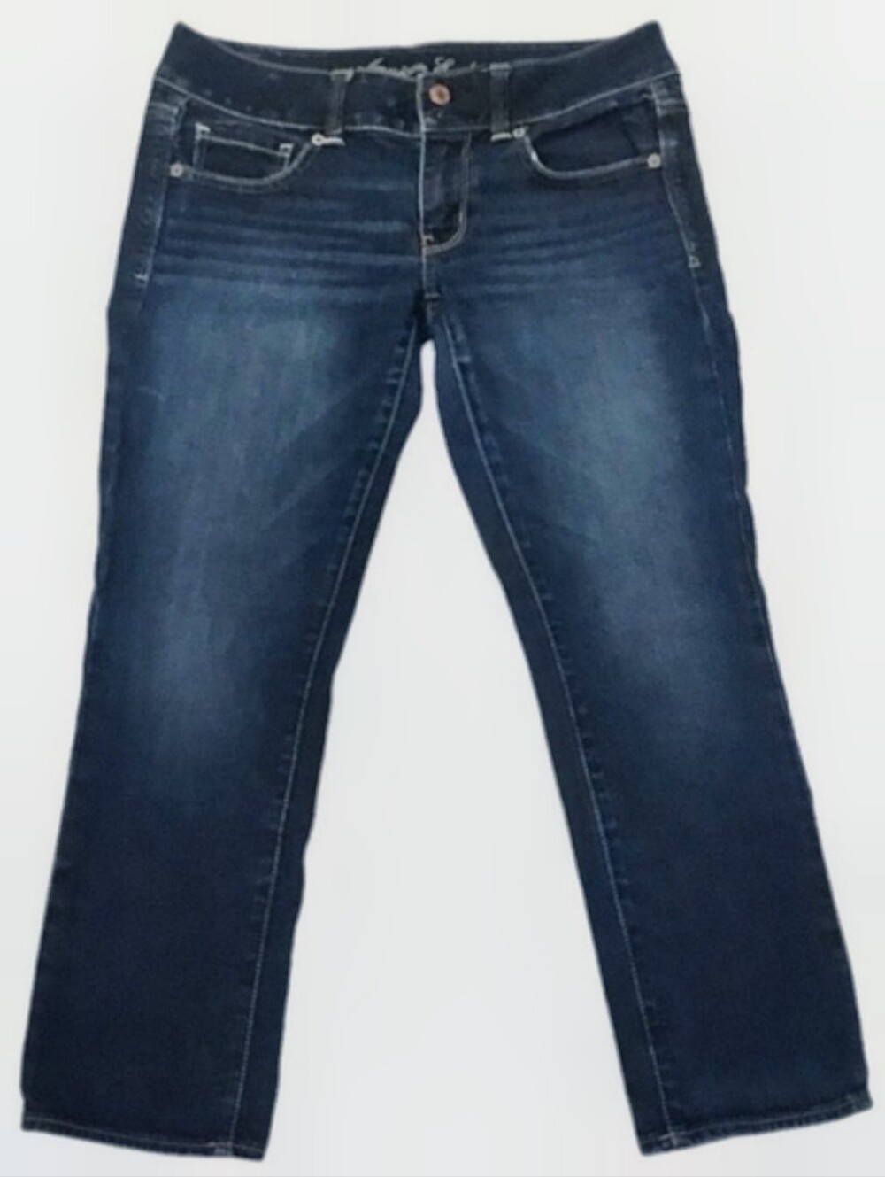 American Eagle Stretch Dark Wash Jeans Size 6 Regular
